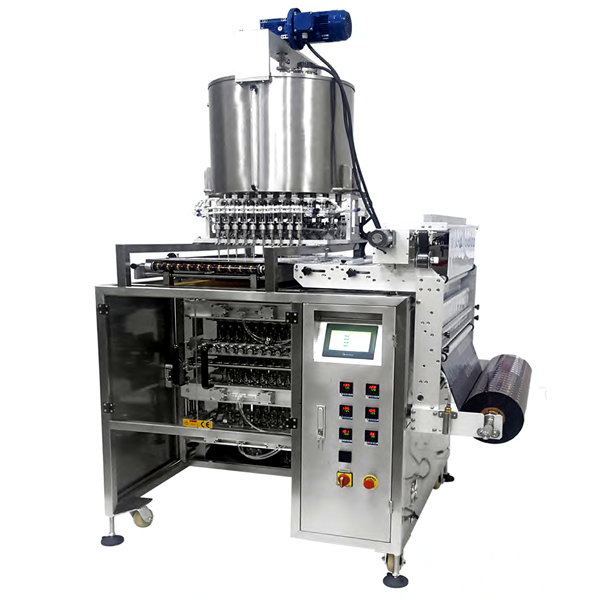 Multi lanes VFFS ketchup,honey,shampoo 4 side sealing stick bag packing machine CX-960 Featured Image