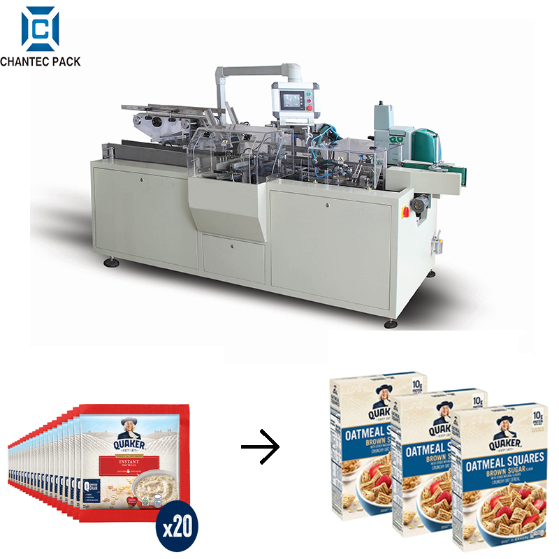 You can find oatmeal packaging machine that used by 99% of enterprises