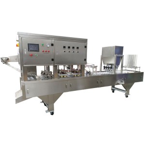 Automatic cup washing filling sealing machine for milk,yogurt,curd,instant noodles,fast food