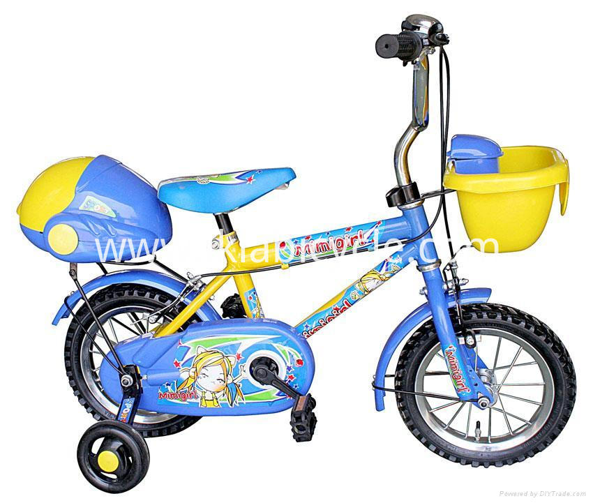 Kids Mountain Bikes Yellow and Blue Color