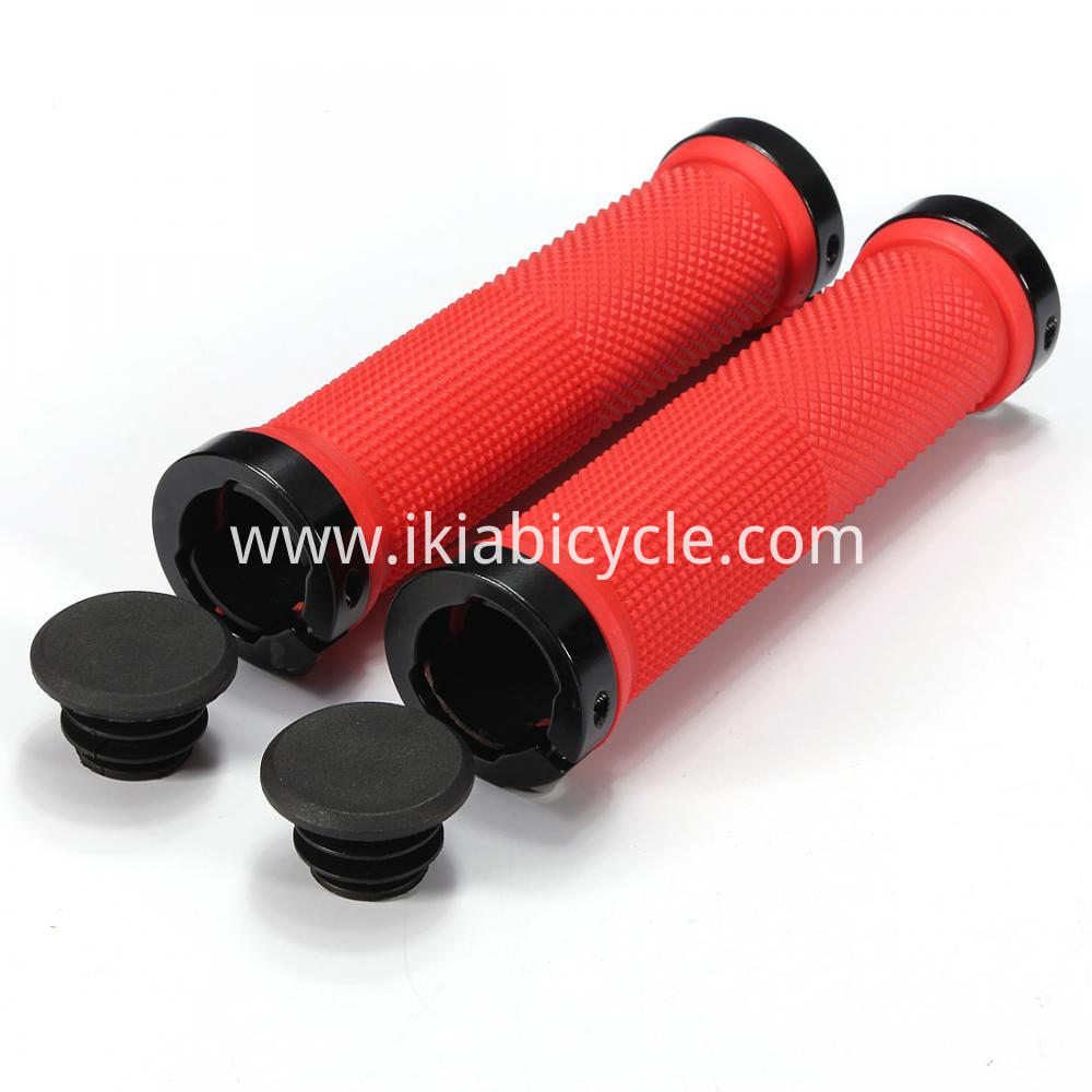Factory Supply Bike Brake Lever Plastic -
 Red Color Handlebar Grips for Mountain Bike – IKIA