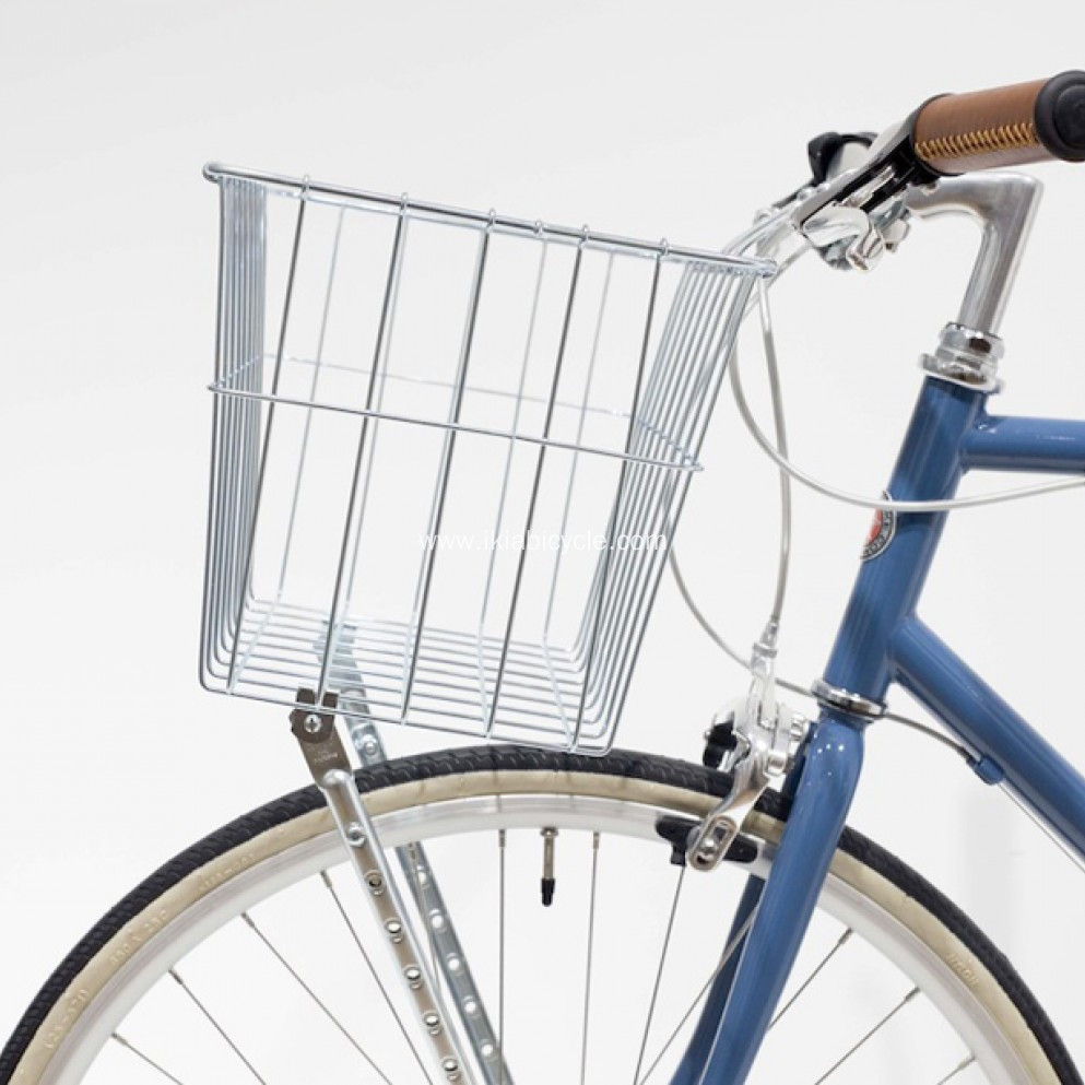 Professional China Bike Hand Pump -
 White Color Bike Basket for City Bike – IKIA