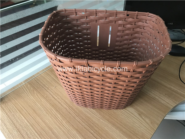 Brown Plastic Bicycle Baskets