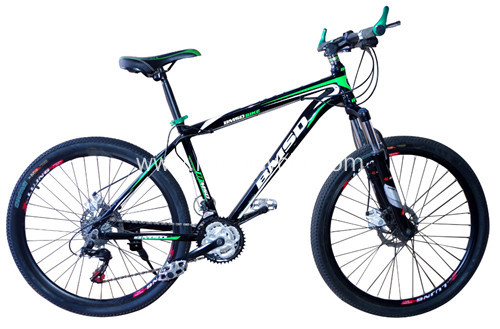 Aluminum Alloy 26” 21 Speed Colorful Mountain Bike MTB