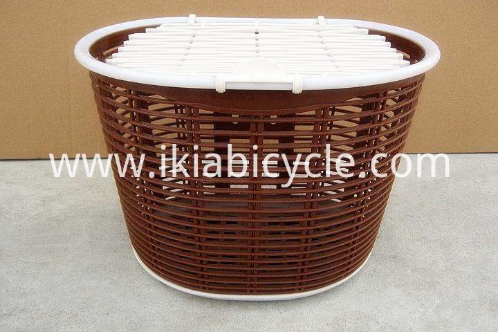 Brown Rear Bike Rack Basket