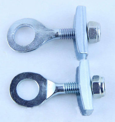 Sliver Bicycle Chain Adjusters