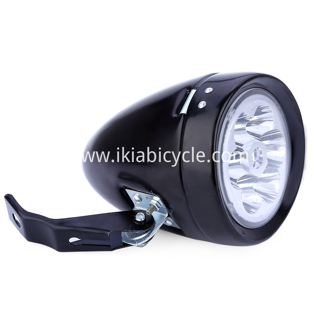 Factory Price For Bicycle Rear Hub -
 Black Bike Headlight Bicycle Light Set – IKIA