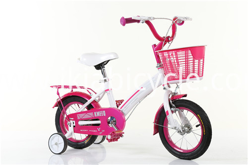 Kids Bicycle with Steel Colorful Basket