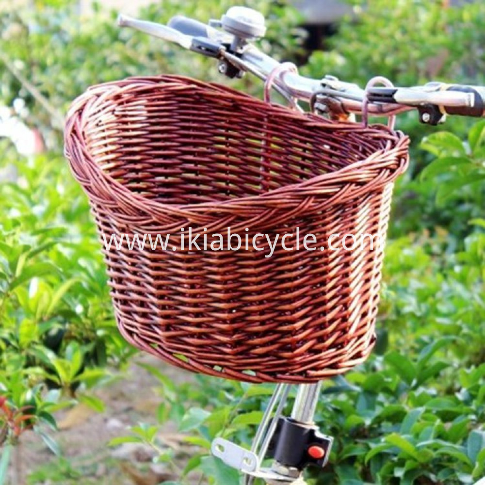 Plastic Girl Bike Front Basket with Lid