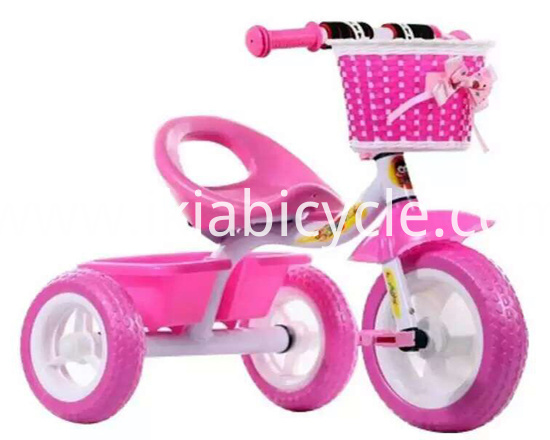 Manufacturer for Tricycle Accessory – Pink Color Baby Tricycle Fashion Kid Tricycle – IKIA