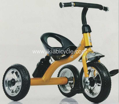 Yellow Baby Tricycle with Bottle Support