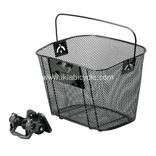 Black Quick Release Bicycle Basket