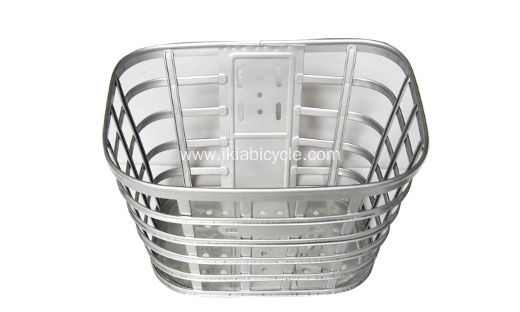 Metal Bicycle Basket with CP Surface Finished