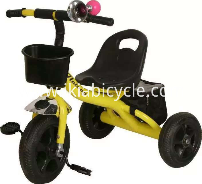 New Plastic and Steel Frame Baby Tricycle