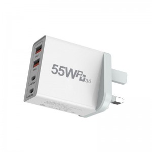 35W 45W 55W 4 ports 2A2C US EU UK AU plug PD QC3.0 quick charge