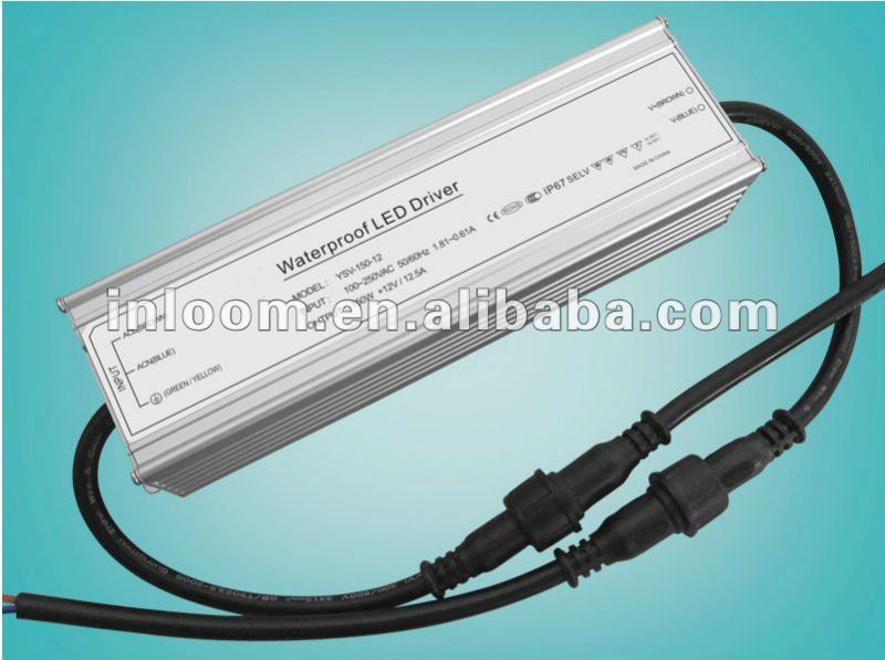 150W(12/24/36/48/54VDC) Constant voltage waterproof LED Driver