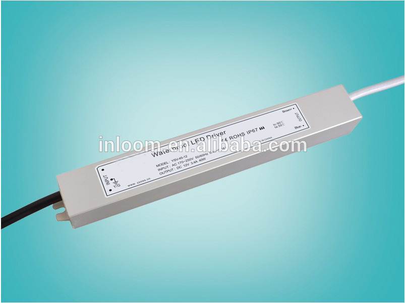 10W(12/24VDC) constant voltage waterproof LED Driver, LED switching power supply