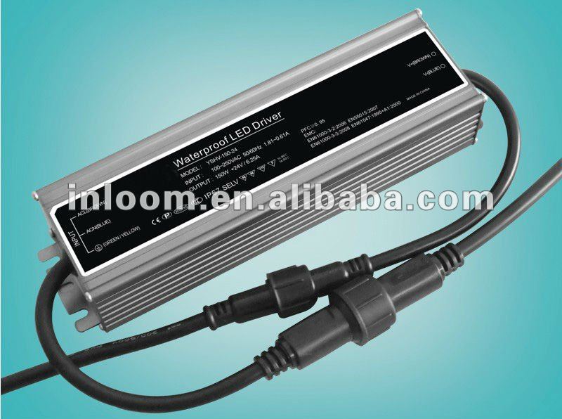 Waterproof LED Driver (constant voltage) 150W(12/24/36/48/54VDC)