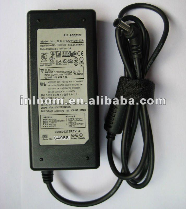 14V 3A laptop charger 42W