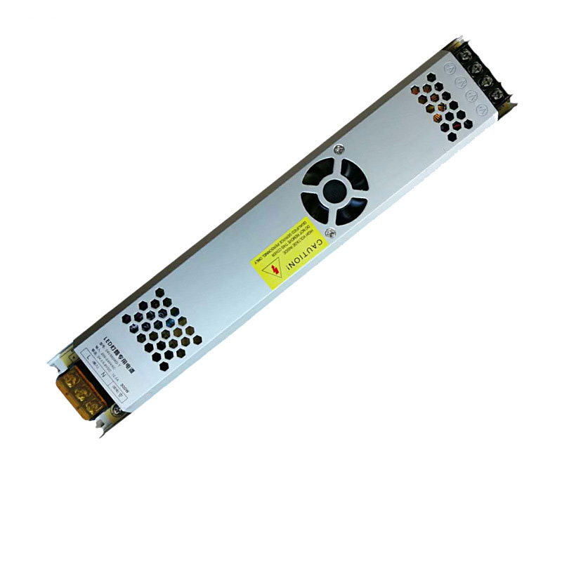 Factory Price 12V300W no flash frequency no shadow ultra-quiet slender strip ultra-thin power supply(12/24/36/48/54VDC)
