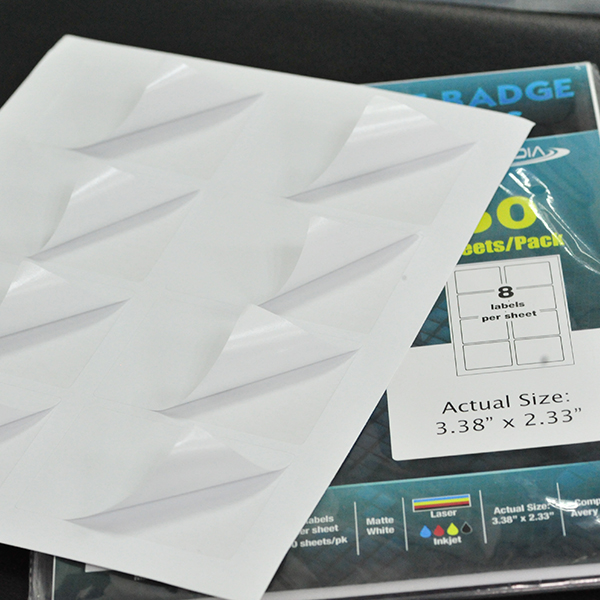 Good quality Kraft Paper Bubble Mailer Black - 8 up A4 size label inkjet laser label – Inlytek