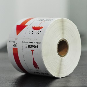 Wholesale China Custom Fragile Outer Hoe Warning Package Express Delivery Label