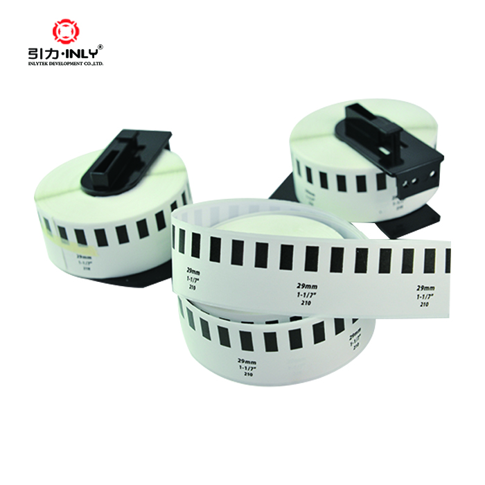 Brother label DK 22210 continuous thermal paper label roll