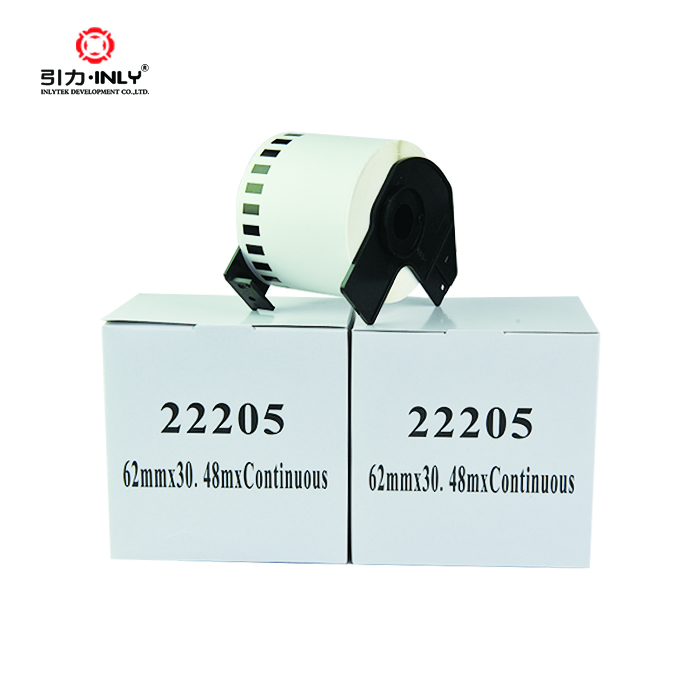 Barcode label dk 22205 brother compatible label direct thermal label