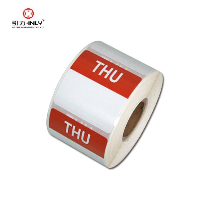 Discount Price Thermal Transfer Roll Labels - Dissolvable label name day label week dot labels sticker – Inlytek