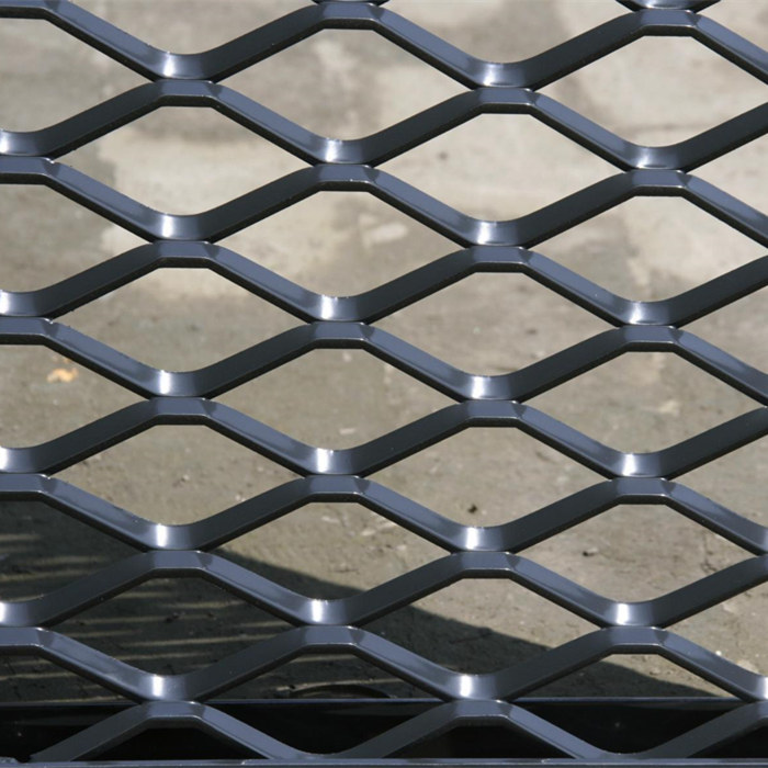 Factory Cheap Galvanised Iron Wire - Hot-dip Galvanized Expanded Metal Mesh Fence – Fuhai detail pictures