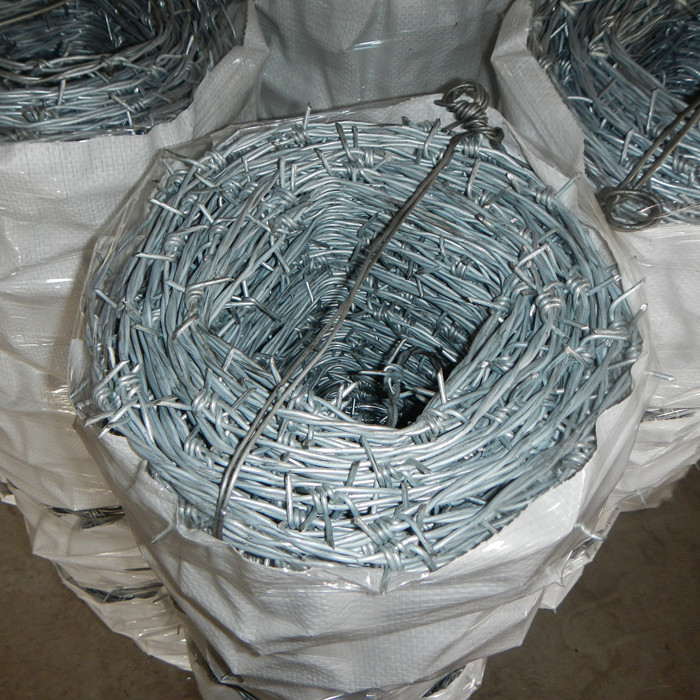 Electro Galvanized Barbed Wire 12 X 14 BWG