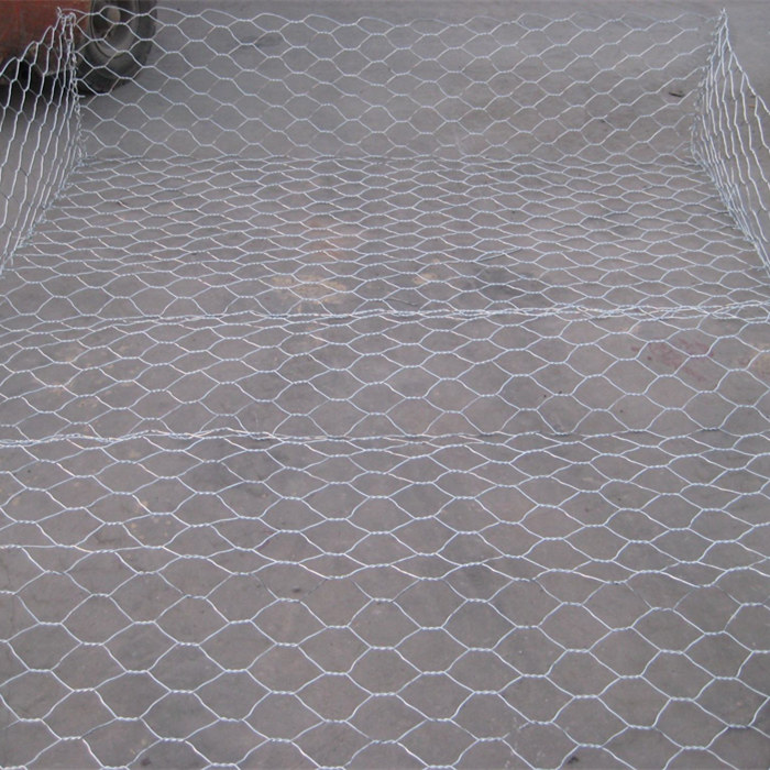 Karšto artimųjų cinkuoto šešiakampės tinklelis gabionų Krepšelis