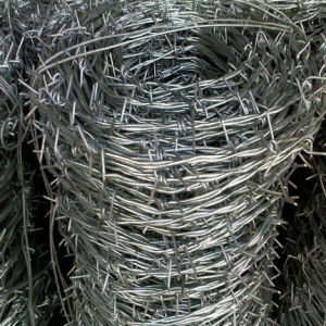 Galvanized agus PVC Brataithe Wire Barbed