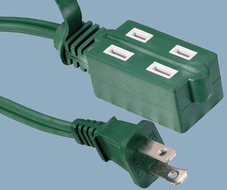 1-15 13A 125V Cube Tap 2 vodiče Indoor prodlužovací kabel
