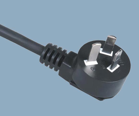 Australia AS/NZS 3112 Power Cord 3-conductor Non-rewirable Angle Plug