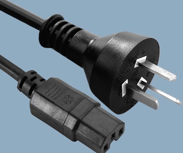 Argentina IRAM 2073 Plug to IEC 60320 C15 Power Cord