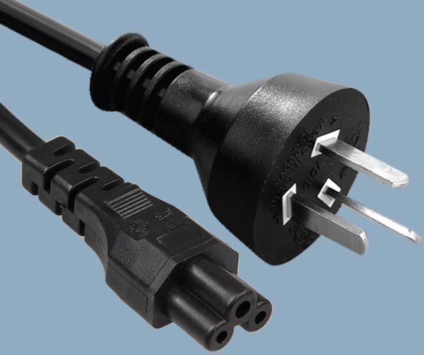 Argentina IRAM 2073 plug to IEC C5 60320 C5 Power Cord
