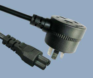 Australia Piggyback IEC C13 Power Cord