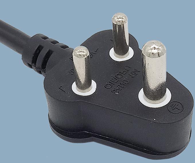 South African SABS IEC 60884 SANS 164 Non-rewirable 16A Plug Power Cord Set