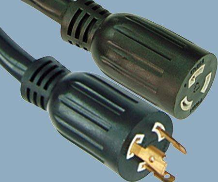 L6-20 20A 250V Zamykání Plug Power prodlužovací kabel