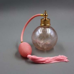 Good Quality China Glass airbag pink Perfume Bottle