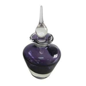 Top selling purple GLASS PERFUME BOTTLE for sale