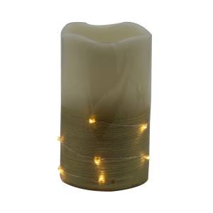 Twining lamp warm yellow light flicker Candles Led Wax Candle light