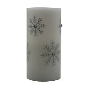 2020 Amazon Hot Selling LED Candle Electric Snowflake pattern LED Candle Wholesale