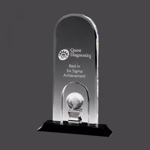 Super Lowest Price China Factory Custom Wholesale  K9 Crystal Trophy for Competition Award
