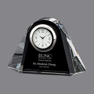 Newly Arrival China Golf Crystal Clock for Table Decoration