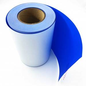 36 Micron Blue Non Transfer Void Open Tamper Evident Void Label Printing Material