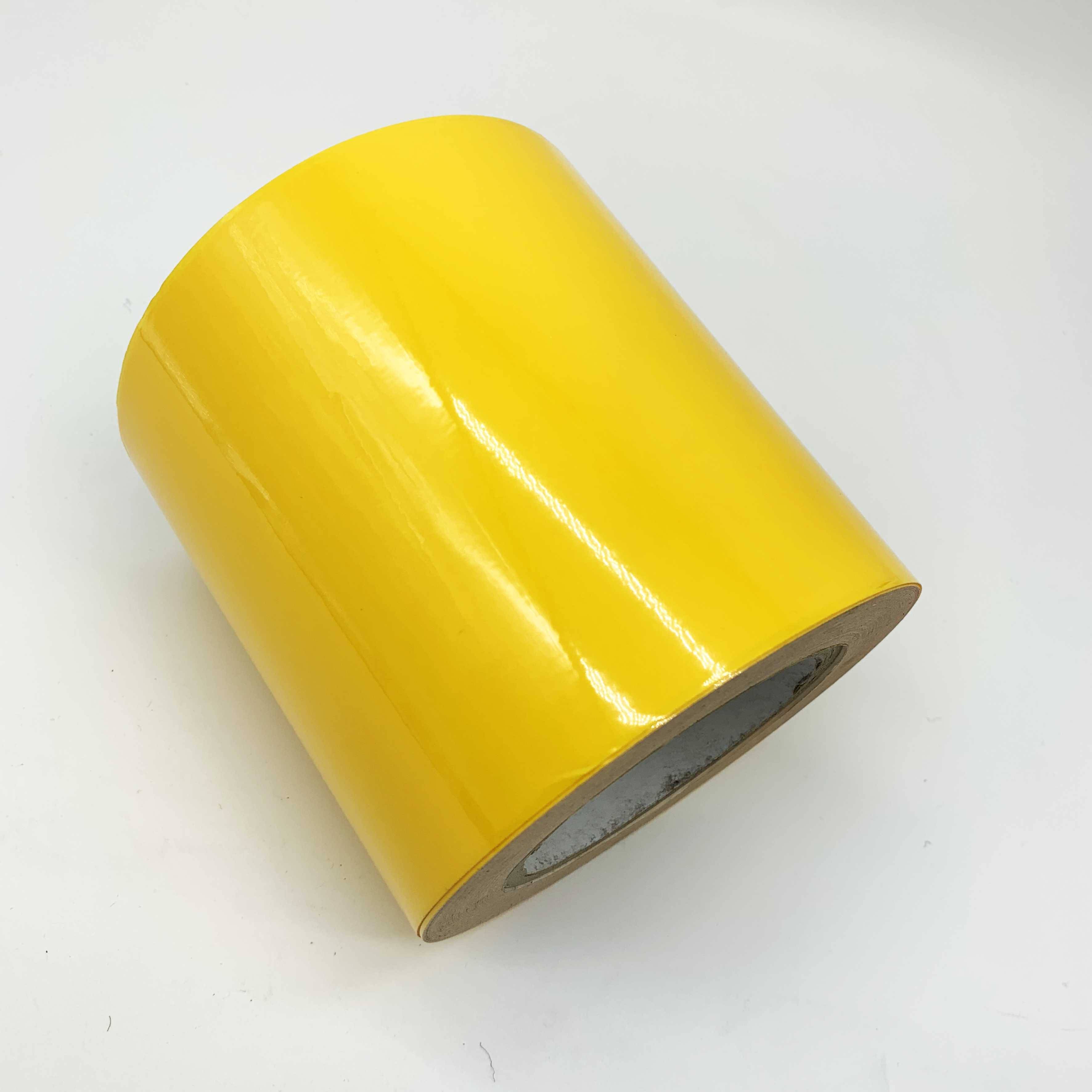 China Factory for Hologram Destructible Vinyl -
 25 Micron Yellow Partial Transfer Void Security Printing Material – Jacrown
