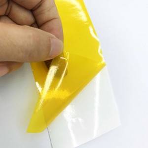 25 Micron Yellow Partial Transfer Void Security Printing Material