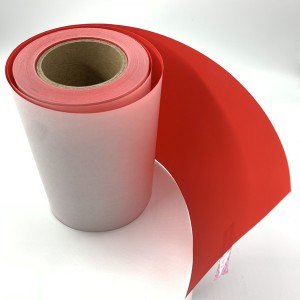 Hot New Products Matte Silver Void Material -
 25 Micron Red Total Transfer Void Open Label Printing Material – Jacrown